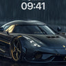 Rain-Slicked Velocity Wallpaper with Gold Veins wallpaper for iPhone, iPad & Mac