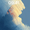 Ocean Waves Brushstroke Wallpaper wallpaper for iPhone, iPad & Mac