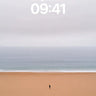 Solitary Horizon Wallpaper with Fog-Drifted Sand wallpaper for iPhone, iPad & Mac