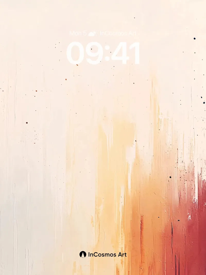 Crimson Hush Wallpaper with Dripping Light