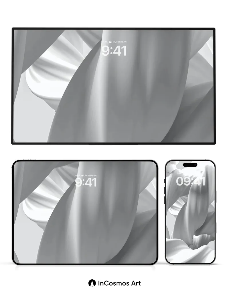 Silken Drift Wallpaper with Ethereal Light