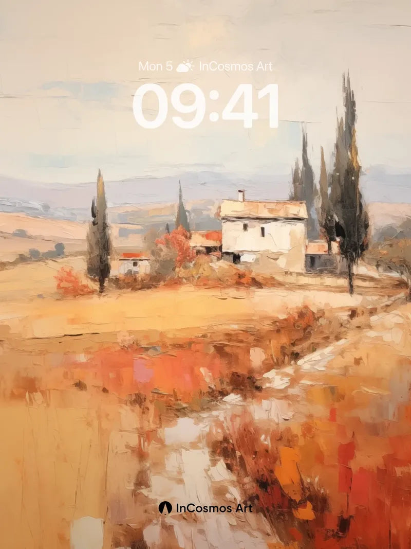 Autumn Hush Wallpaper with Cypress Whispers