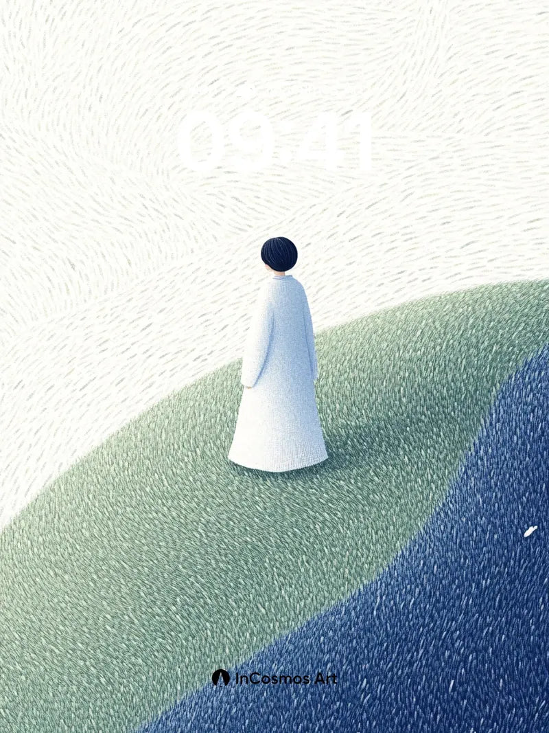 Serene Horizon Wallpaper with Whispering Textures