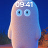 Luminous Fluff Wallpaper with Glowing Eyes wallpaper for iPhone, iPad & Mac