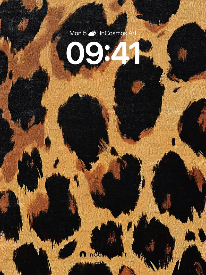 Wild Pulse Leopard Wallpaper with Velvet Depth