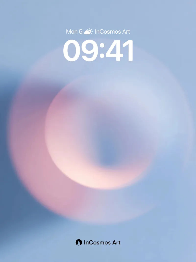 Soft Hush Background with Ethereal Light Halo