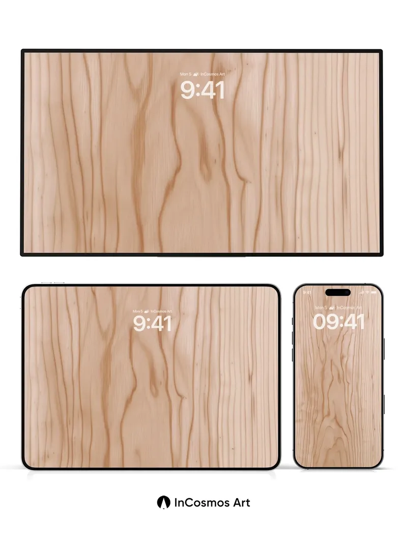 Whispering Grain Wallpaper with Living Lines