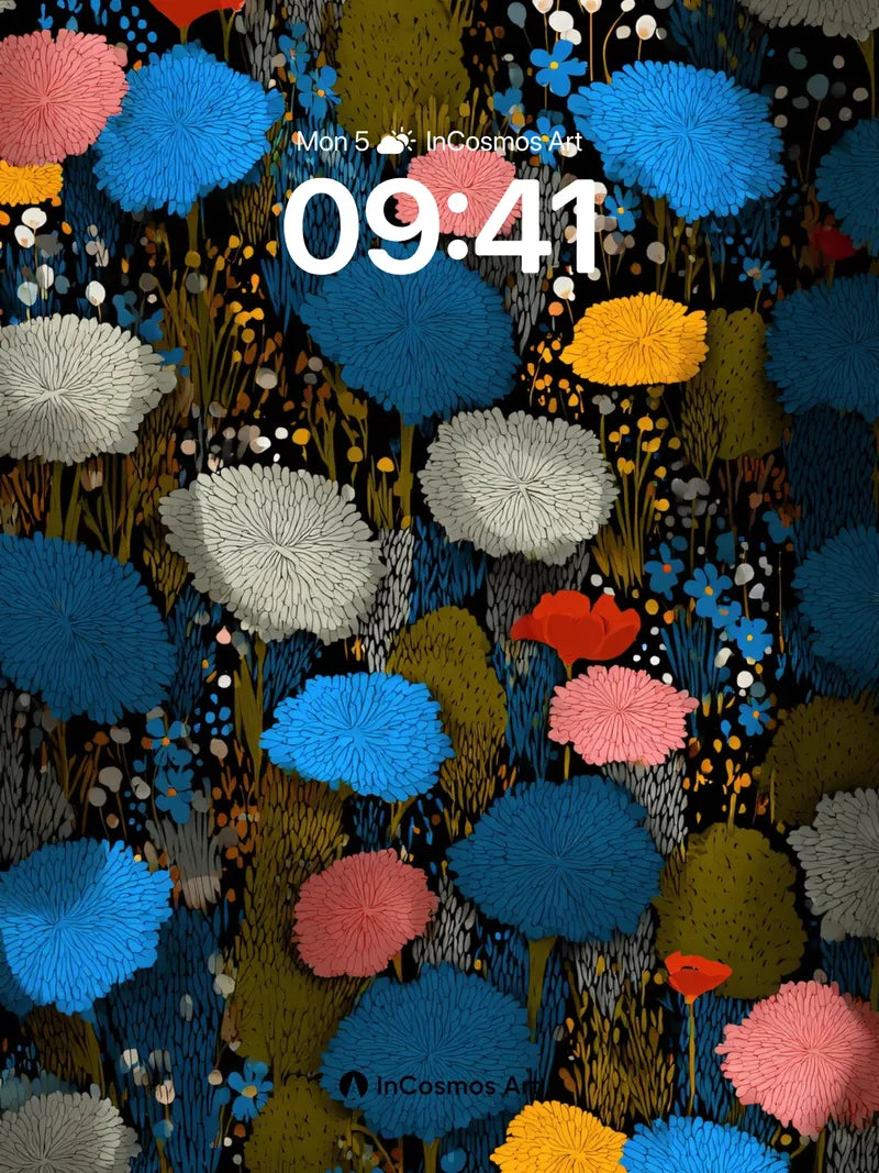 Velvet Bloom Wallpaper with Poppy Whispers