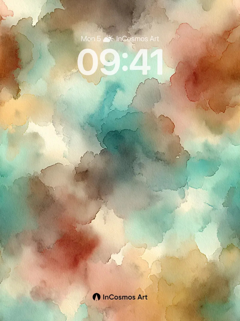 Whispering Clouds Wallpaper with Ethereal Hues