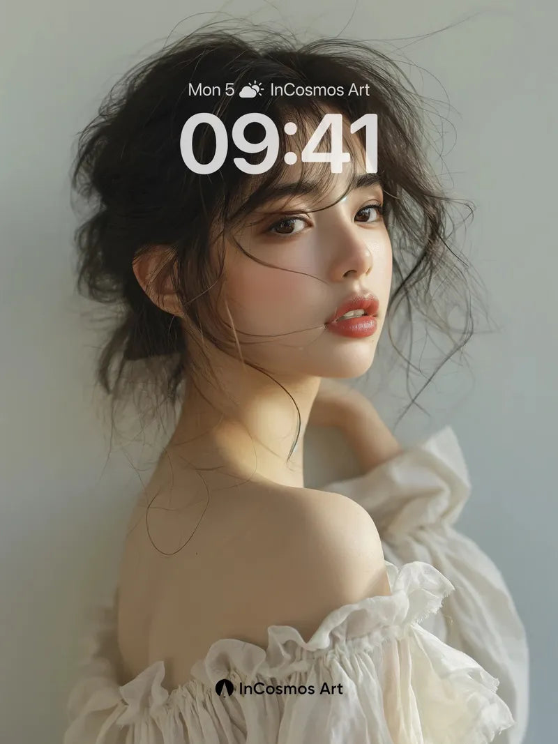 Soft Light Portrait Wallpaper with Whispering Fabric