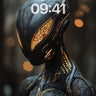 Neon Veil Wallpaper with Living Circuitry wallpaper for iPhone, iPad & Mac