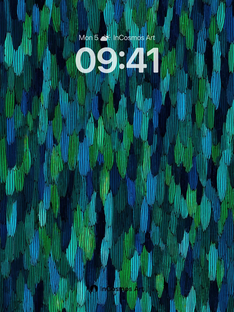 Midnight Rainforest Wallpaper with Textured Depth wallpaper for iPhone, iPad & Mac
