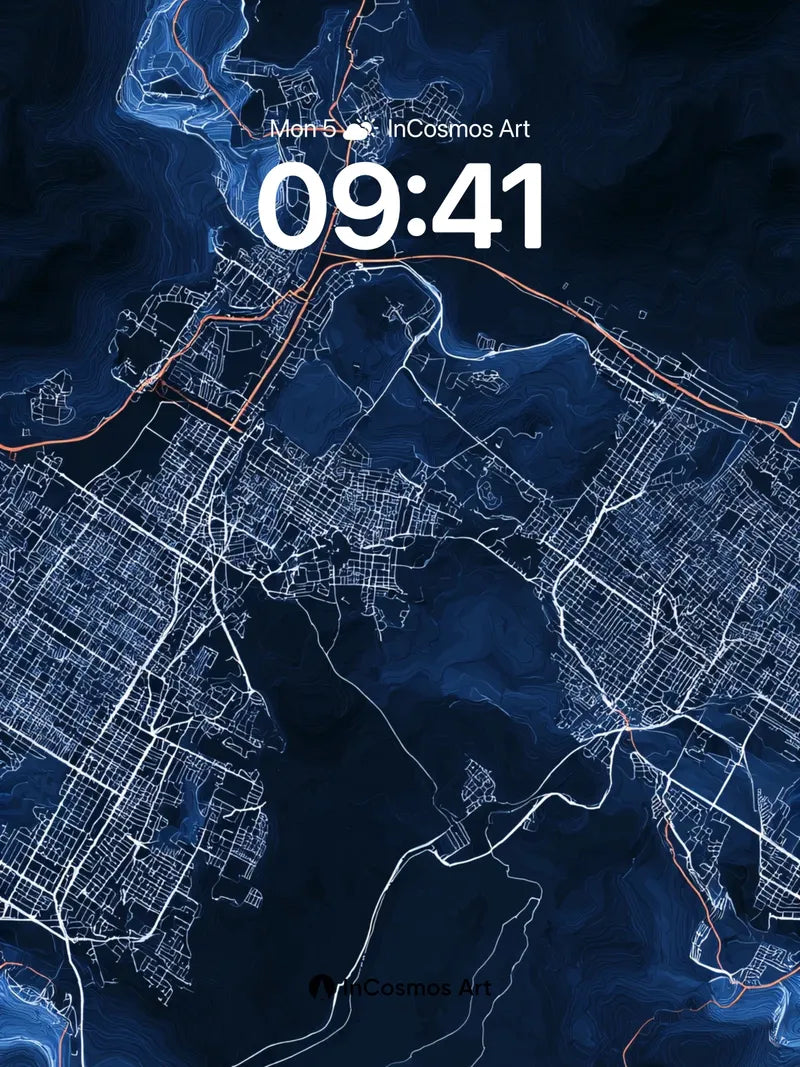 Neon Veil Wallpaper with City Pulse