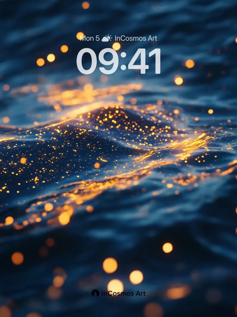 Golden Hush Wallpaper with Dappled Light