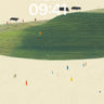 Minimalist Green Hills Landscape Wallpaper