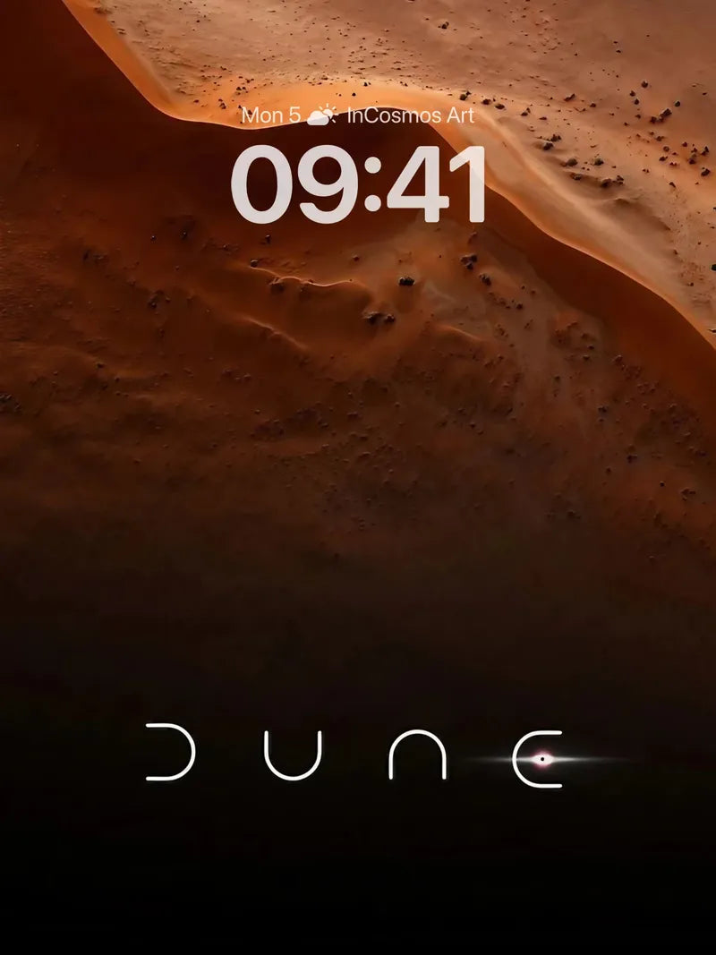 Desert Silence Wallpaper with Cosmic Echo