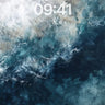 Turbulent Sea Wallpaper with Cloud-Whispered Edges wallpaper for iPhone, iPad & Mac