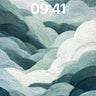 Whispering Waves Wallpaper with Textured Depth wallpaper for iPhone, iPad & Mac