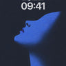Cobalt Silence Wallpaper with Ethereal Contours wallpaper for iPhone, iPad & Mac