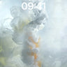 Serenity Smoke Wallpaper with Golden Veins wallpaper for iPhone, iPad & Mac