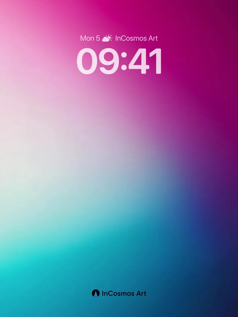 Luminous Gradient Wallpaper with Ethereal Hues