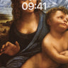 Serene Madonna Wallpaper with Alpine Hush wallpaper for iPhone, iPad & Mac