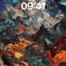Volcanic Dream Wallpaper with Cosmic Peaks wallpaper for iPhone, iPad & Mac