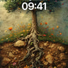 Rooted Bloom Wallpaper with Underground Garden wallpaper for iPhone, iPad & Mac