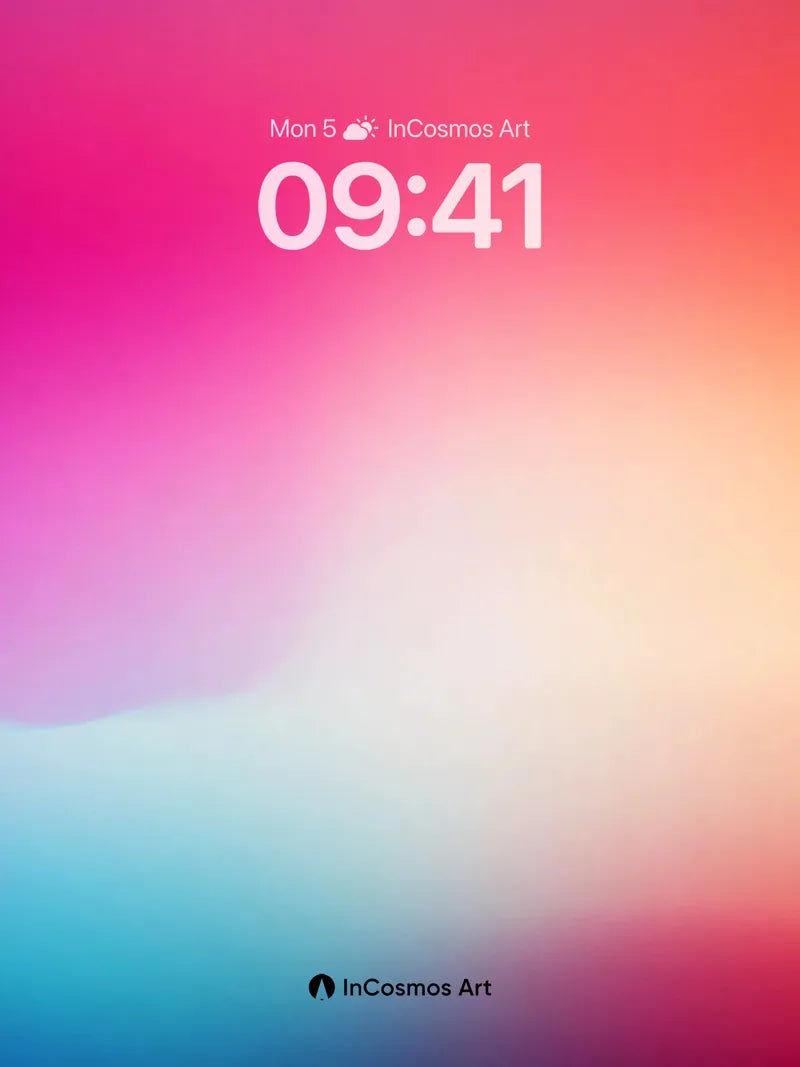 Luminous Gradient Wallpaper with Ethereal Flow