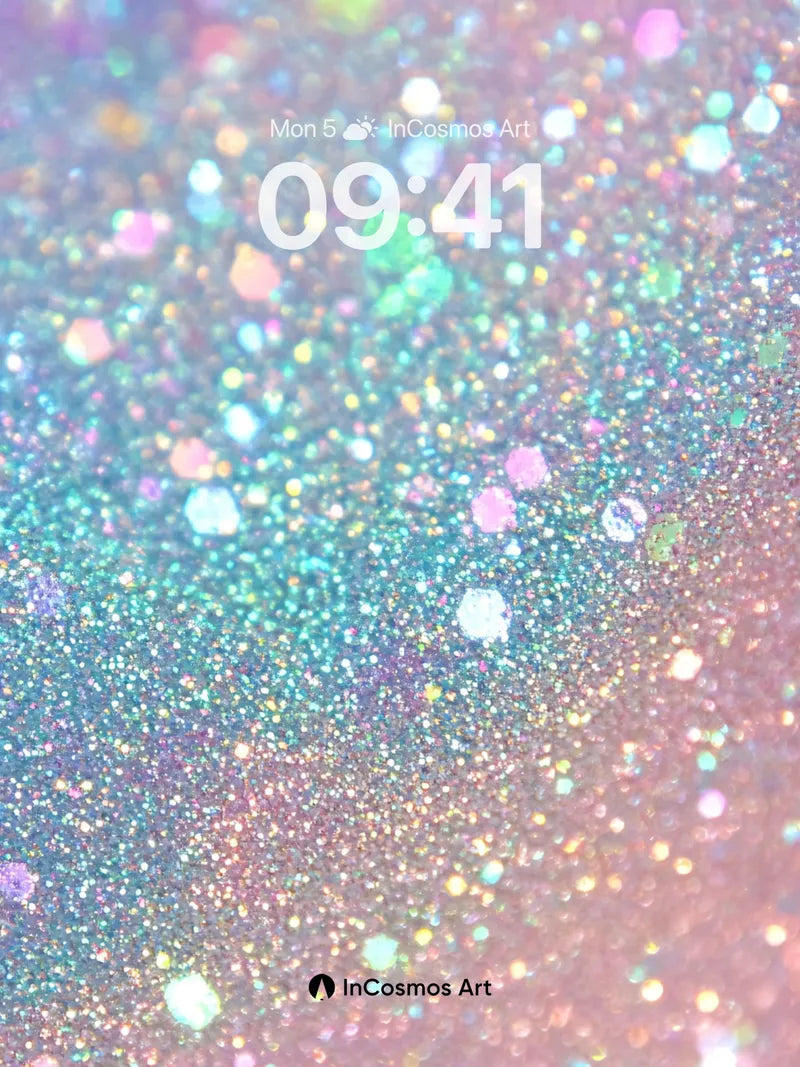 Sparkle Mirage Wallpaper with Iridescent Dust