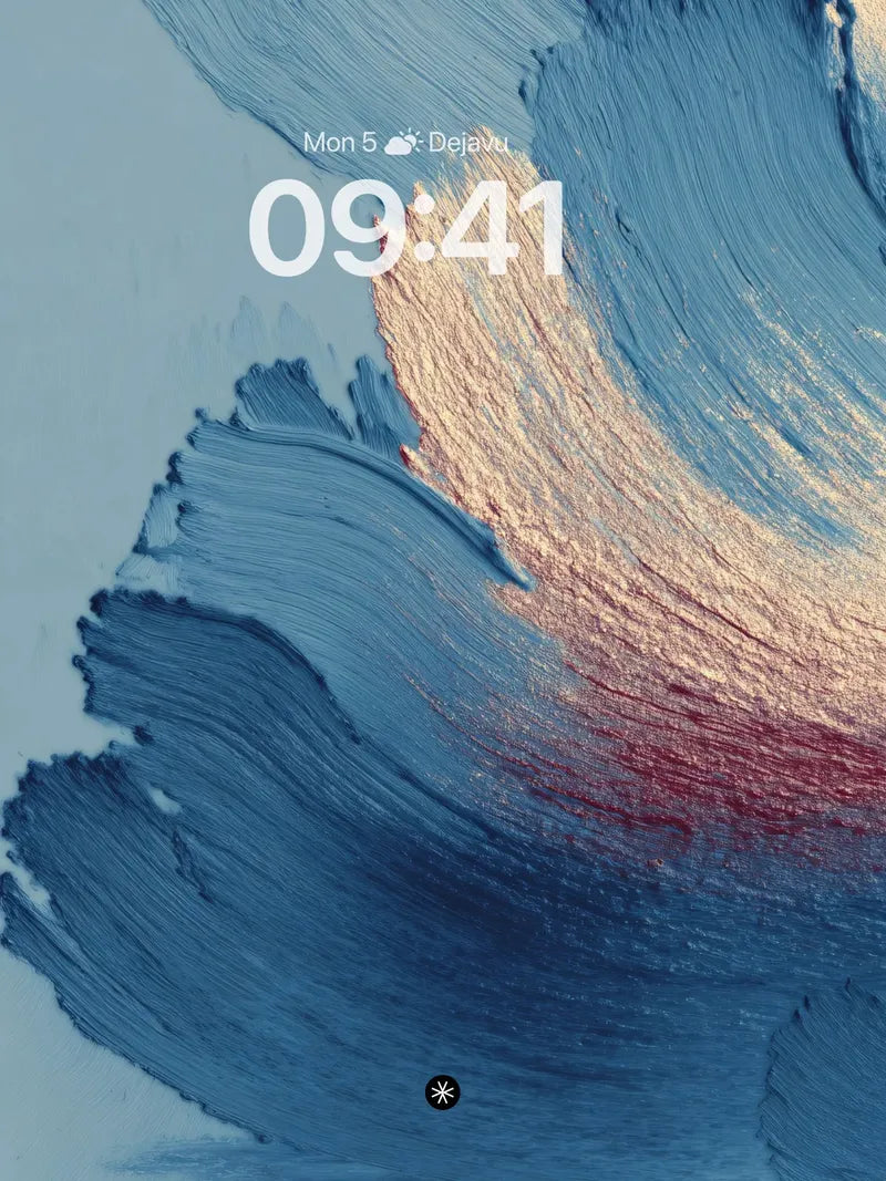 Fluid Brushstrokes Abstract Wallpaper