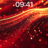 Luminous Ember Wallpaper with Golden Threads wallpaper for iPhone, iPad & Mac