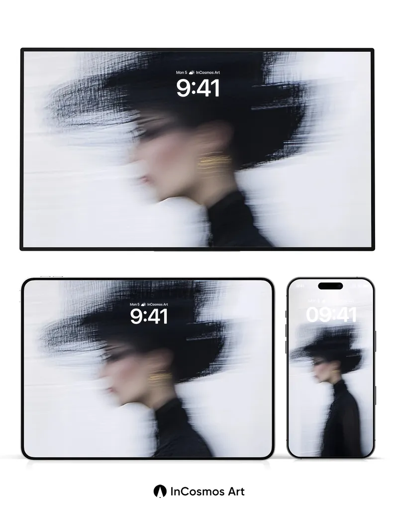 Whispering Shadow Wallpaper with Motion Veil