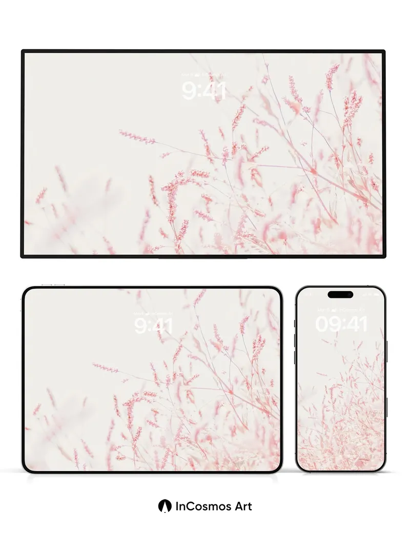 Soft Hush Wallpaper with Whispering Grass