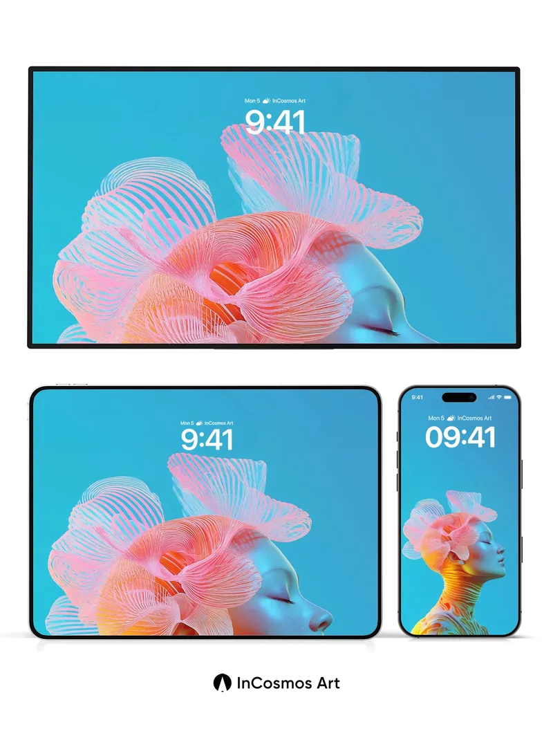 Serene Bloom Wallpaper with Ethereal Light