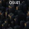 Shadowed Spire Wallpaper with Golden Edges wallpaper for iPhone, iPad & Mac