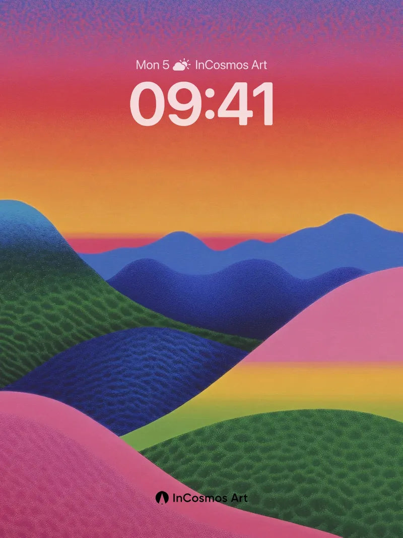 Surreal Horizon Wallpaper with Living Colors