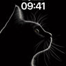 Silent Shadow Wallpaper with Whispering Fur wallpaper for iPhone, iPad & Mac