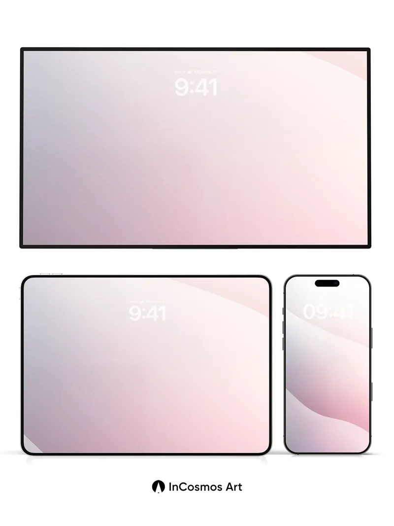 Soft Gradient Wallpaper with Gentle Waves
