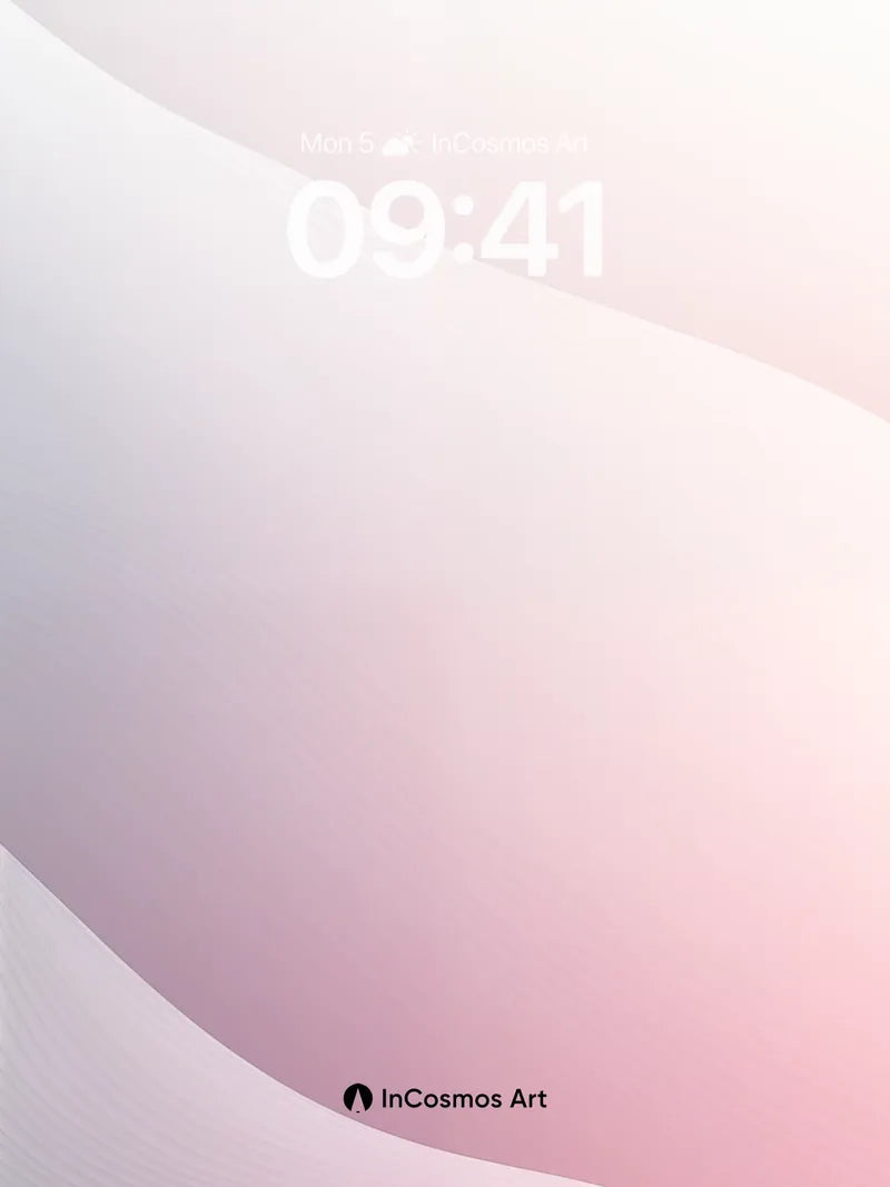 Soft Gradient Wallpaper with Gentle Waves