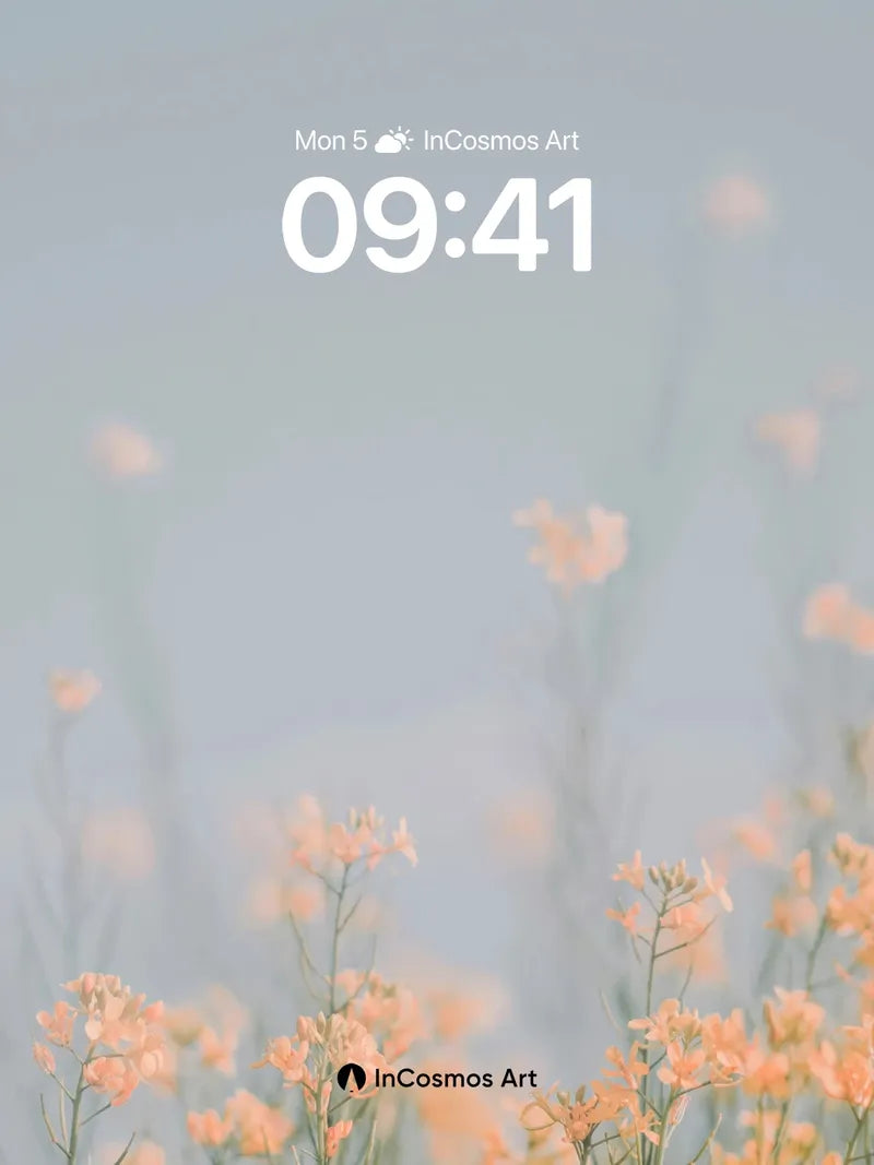 Serene Bloom Wallpaper with Soft Focus Hues