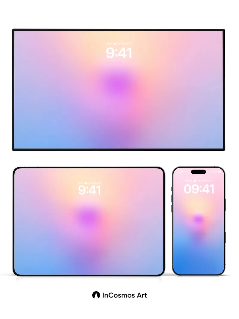 Luminous Haze Wallpaper with Ethereal Gradient