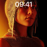 Futuristic Chainmail Wallpaper with Golden Haze wallpaper for iPhone, iPad & Mac