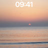 Serenity Horizon Wallpaper with Distant Sun wallpaper for iPhone, iPad & Mac