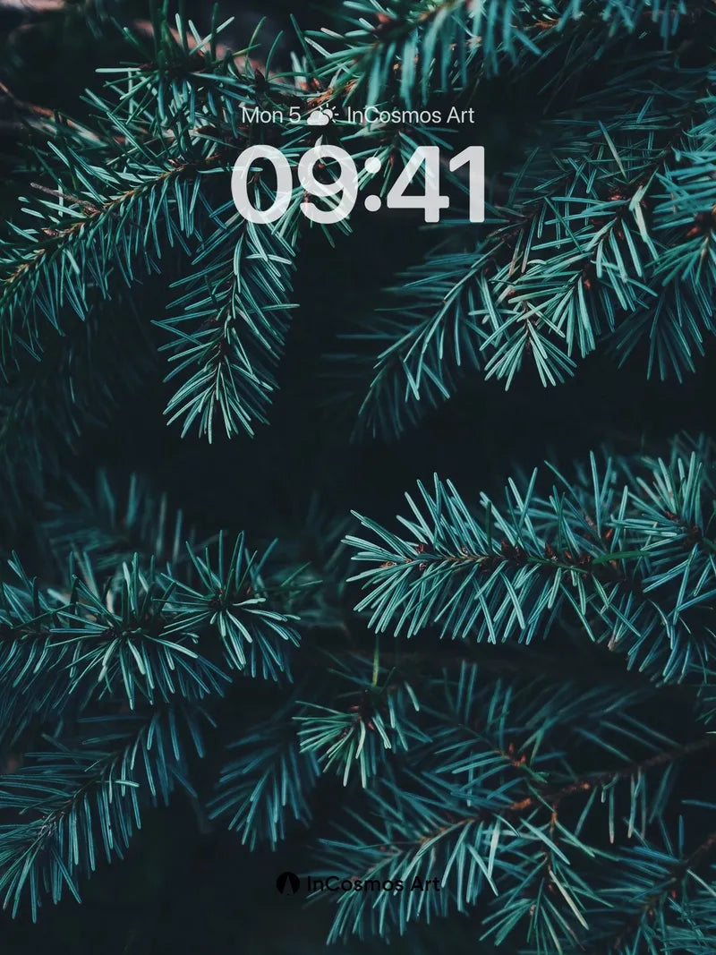 Frostbitten Pine Wallpaper with Whispering Needles