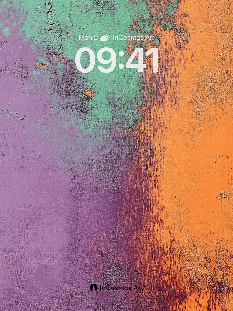 Rustic Mirage Wallpaper with Weathered Hues