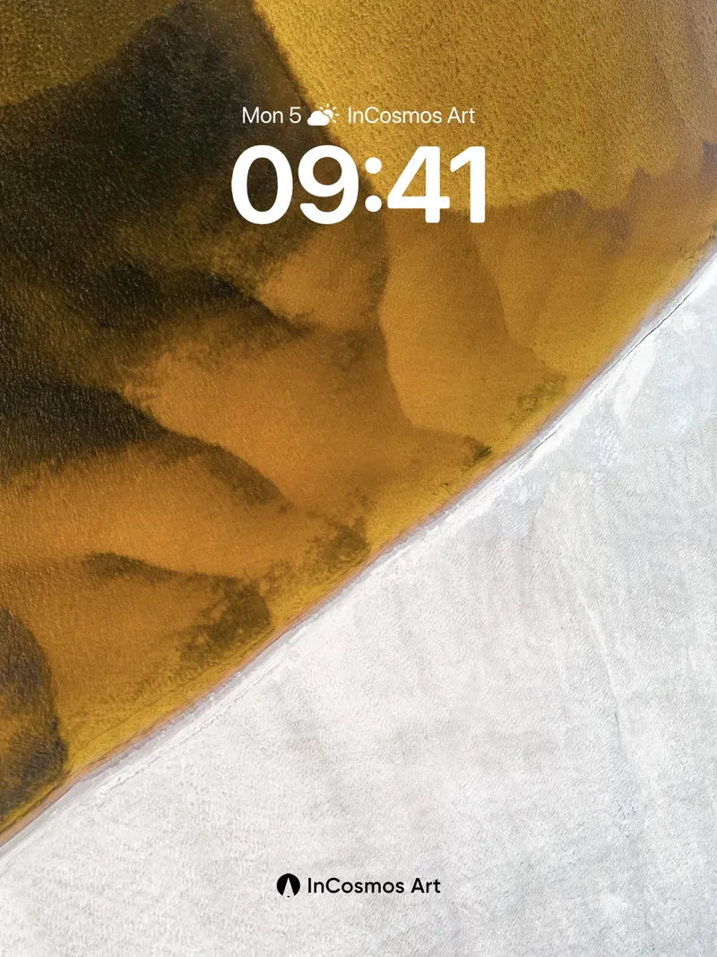 Golden Dune Wallpaper with Shadowed Depth