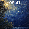 Stellar Hush Wallpaper with Moonlit Canopy wallpaper for iPhone, iPad & Mac