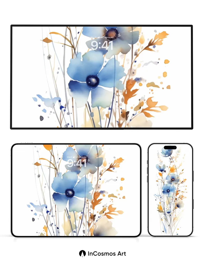 Serenity Bloom Wallpaper with Ethereal Hues