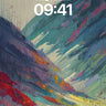 Rain-Streaked Valley Wallpaper with Alpine Solitude wallpaper for iPhone, iPad & Mac